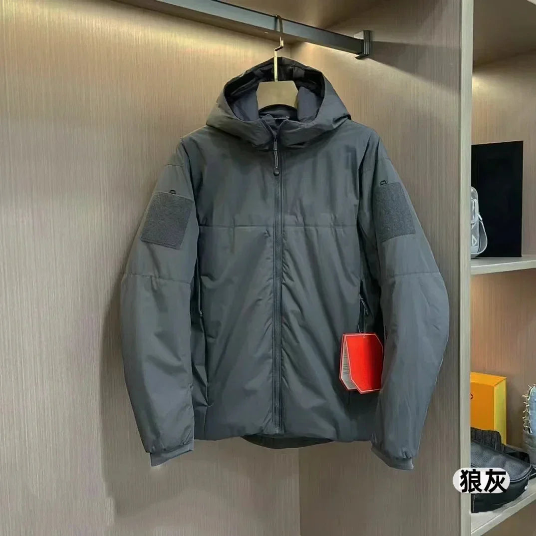 Mens Snow Parkas Hooded Windproof Waterproof Brand Down
