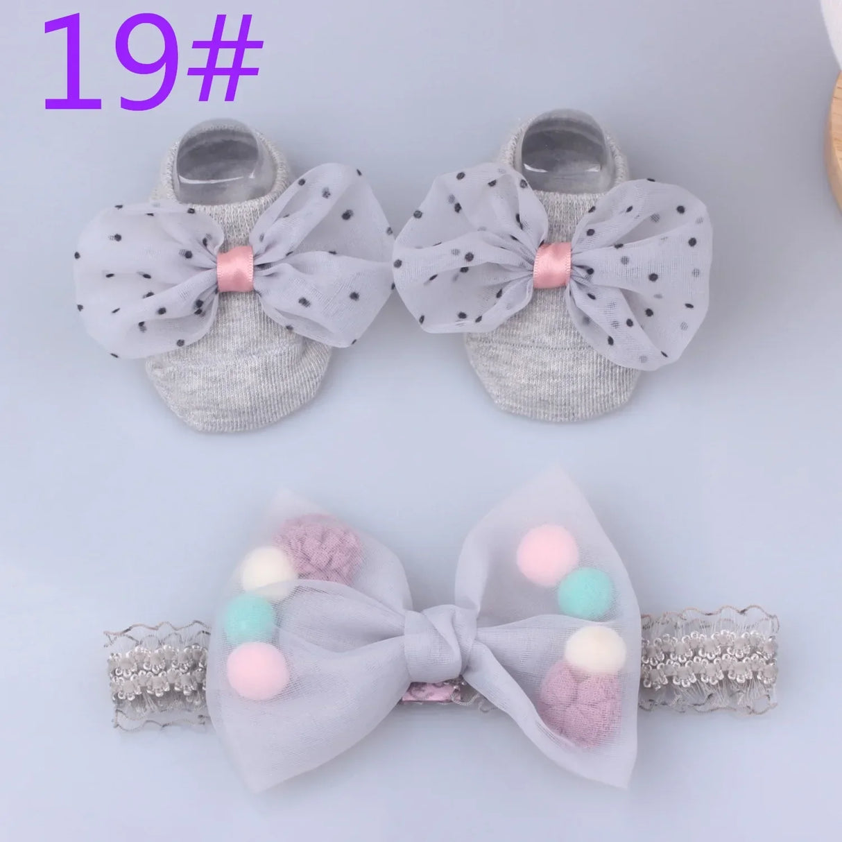 1 Set Cute Gift Bow Flowers Baby Girls