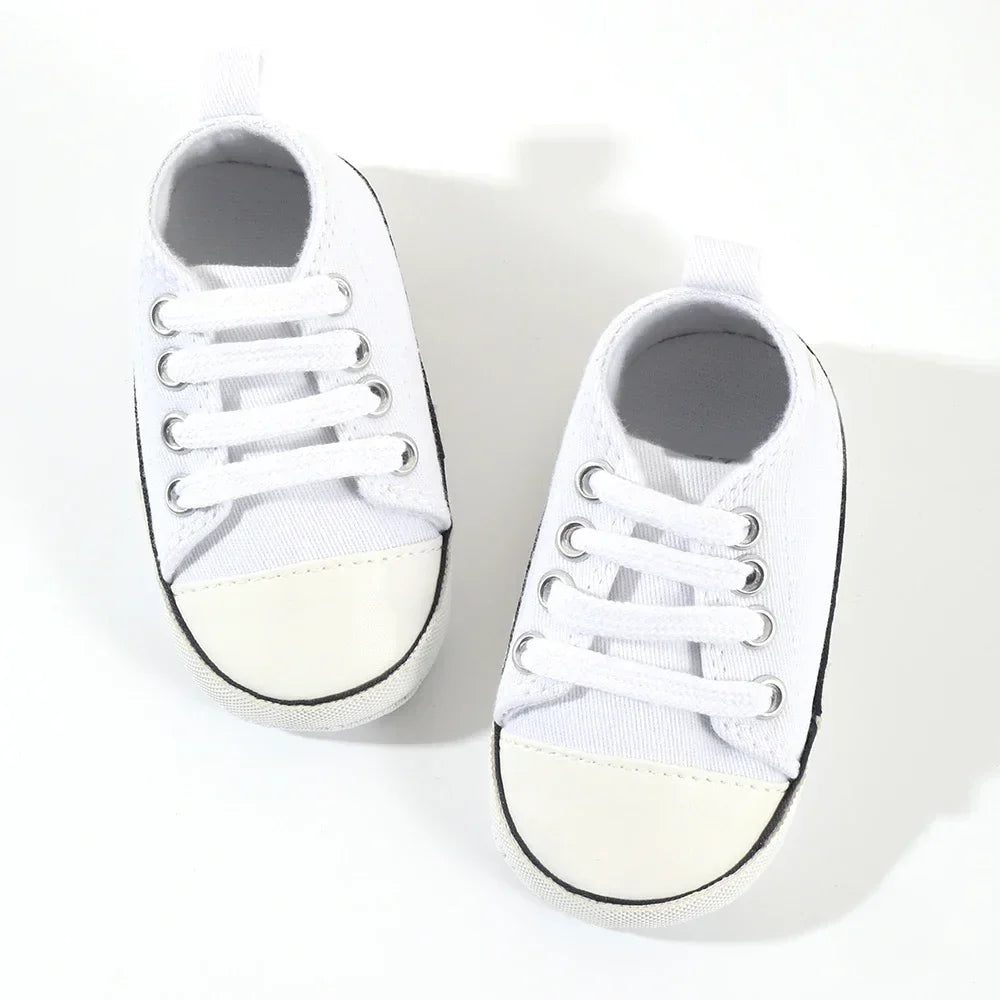 Baby Canvas Classic Sports Sneakers Newborn Baby Boys
