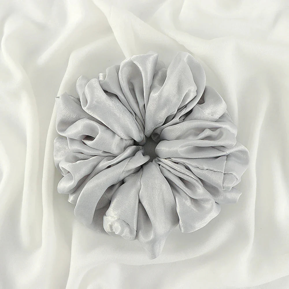 Big Size Shiny Chiffon Scrunchies for Muslim Women
