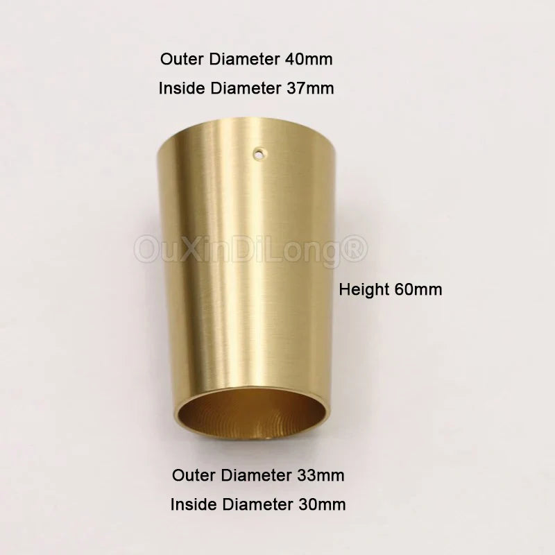 4PCS Pure Brass Covers Chair Cups Cabinet Covers