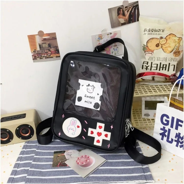 Y2K Cute Clear ItaBag Women's Lolita Backpack Kawaii