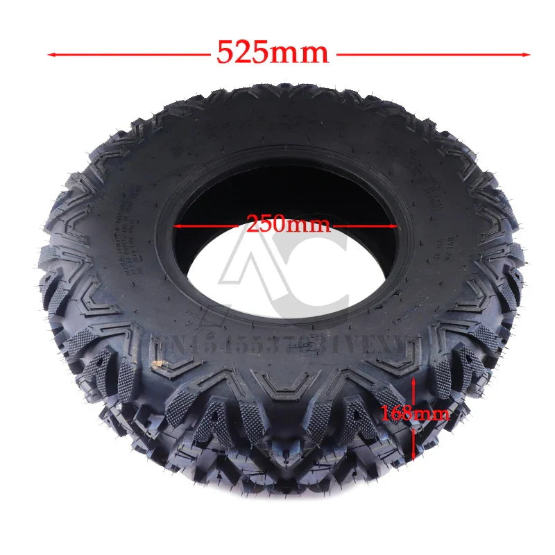 10" Tubeless Tires (23x7-10 Front, 22x10-10 Rear) for ATV/UTV Off-Road Vehicles