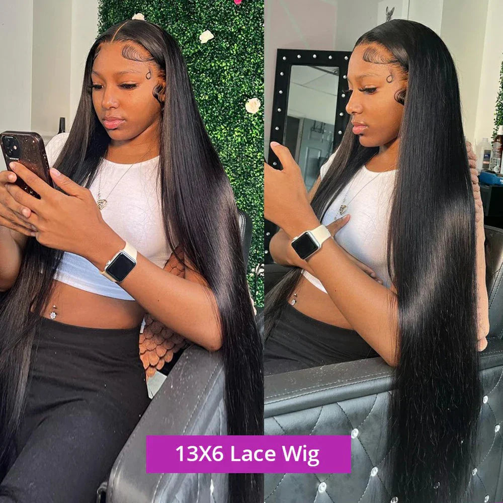 30 Inch Lace Front Wig Brazilian Bone Straight