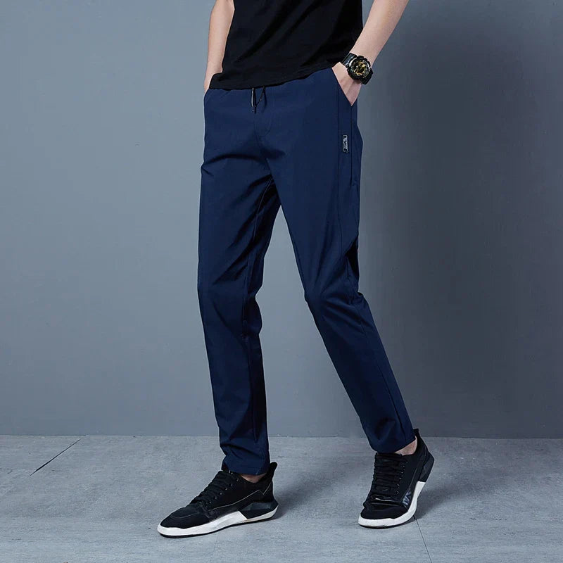 Men's Pants 2024 Casual Business Stretch Slim Fit