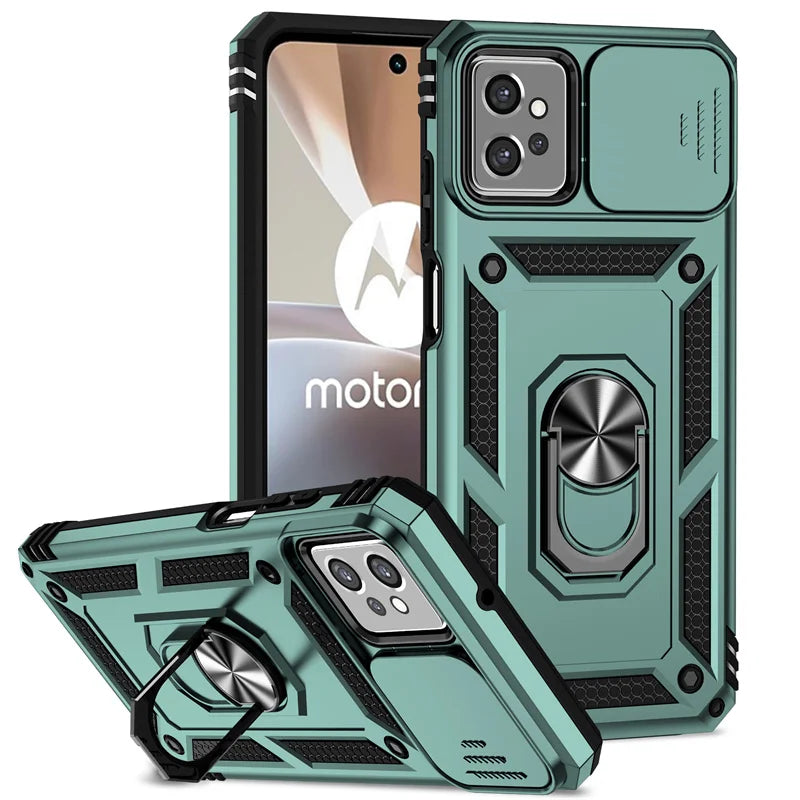For Motorola Moto G32 Case Ring Holder Slide