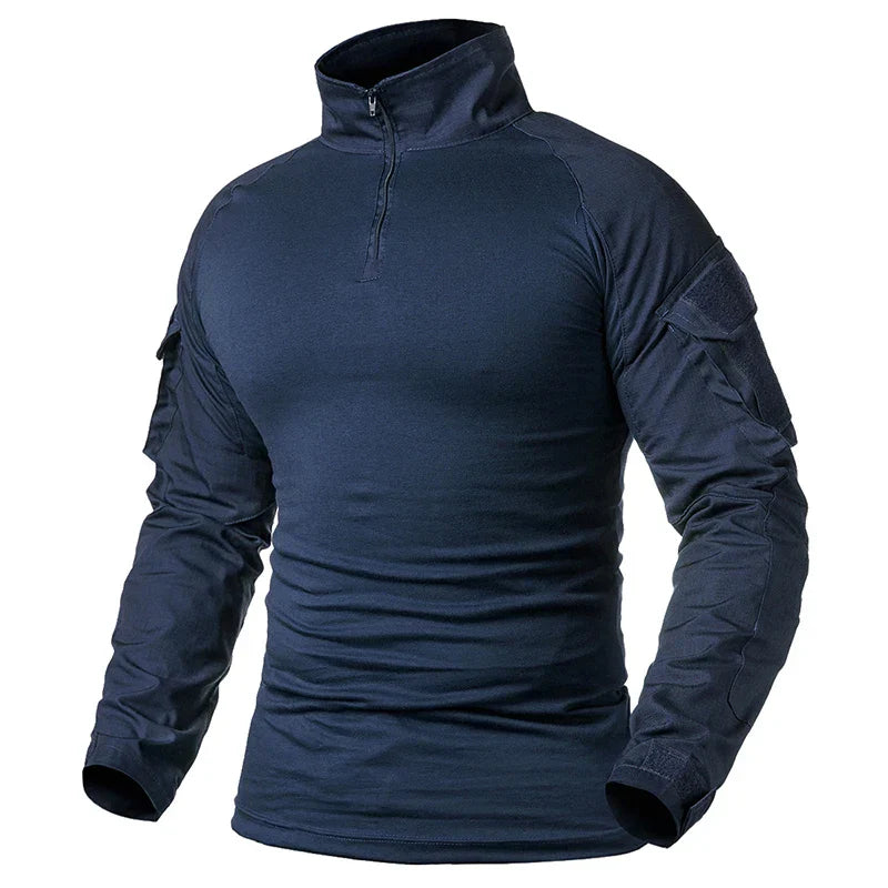 Men's Camouflage Tactical Shirt Long Sleeve Soldiers Army