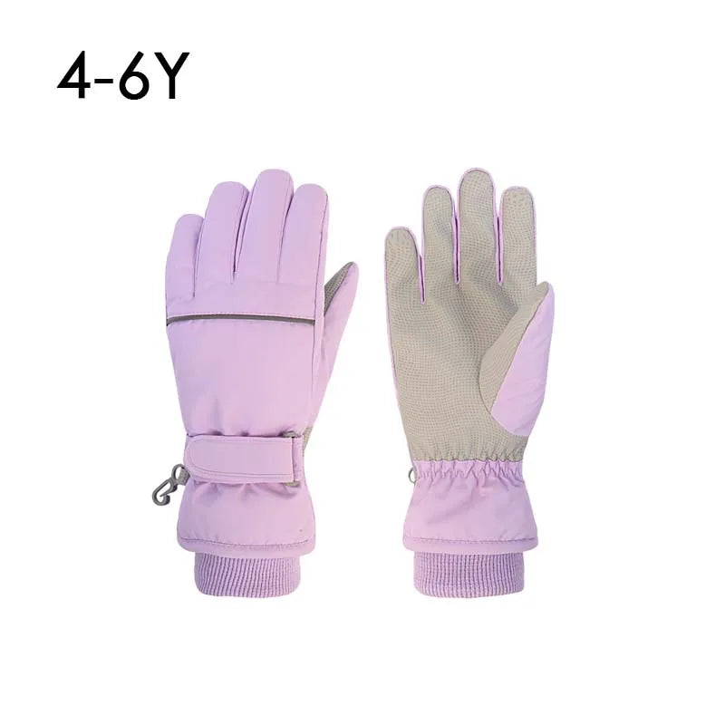 High Quality Kids Ski Gloves Winter Snowboard Snow