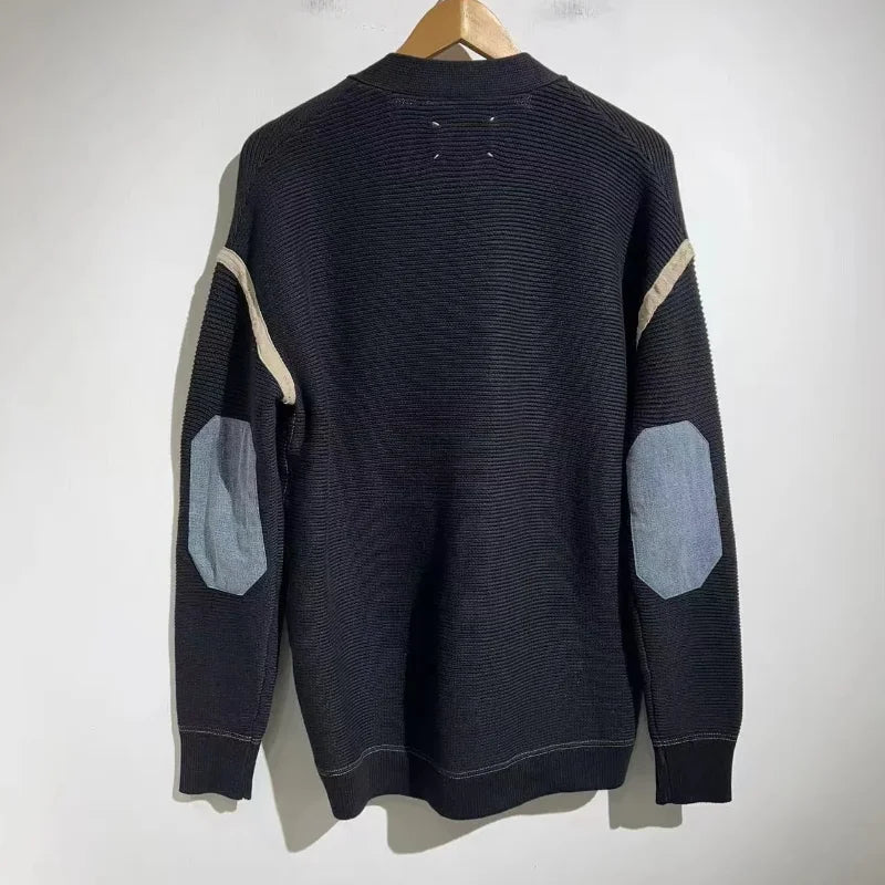 2023ss Jacquard Weave Casual Versatile Cardigan Sweatshirt Sweaters