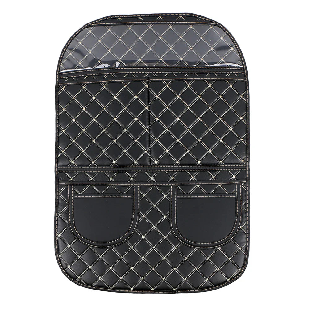 PU Leather Car Storage Bag Anti-dirty Seat Back