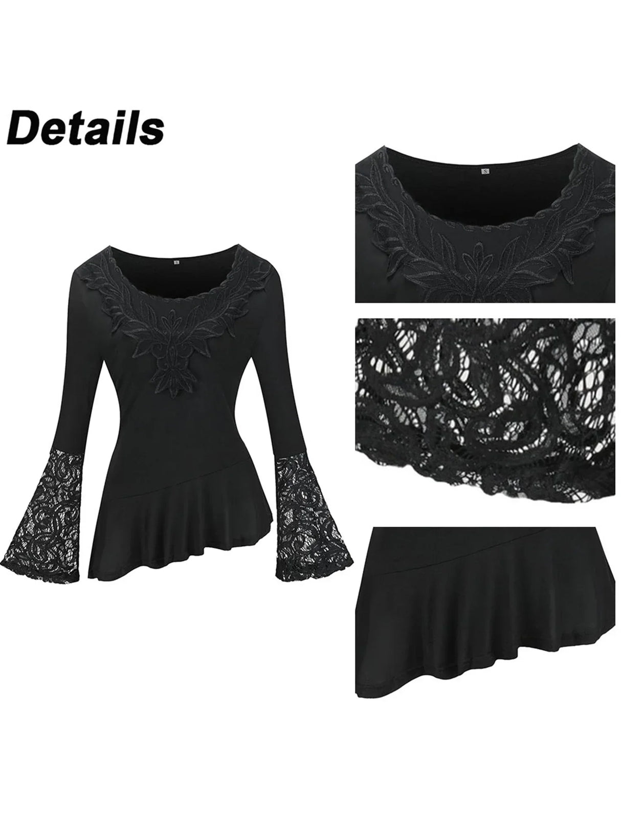 Plus Size Sexy Womens Autumn Winter Solid Pullover