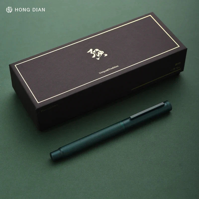 LT Hongdian Deep Blue Forest Metal Nib EF/F/Curved