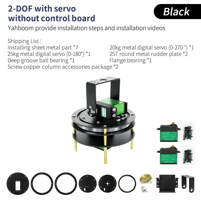 2DOF Electric Rotatable Rotary Robot Arm Base Platform