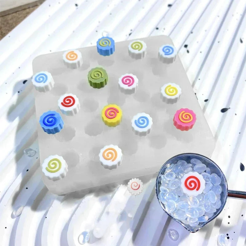 Spiral Shape Paint Wax Pellet Mold Diy Paint