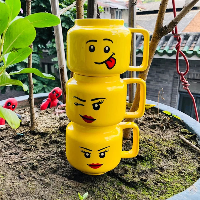 Smile Ceramic Mug Cartoon Coffee Milk Tea Water