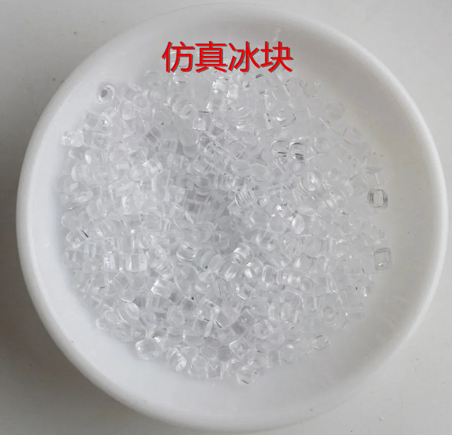 500g Transparent Bead Slime Simulation Rice Slime Accessories