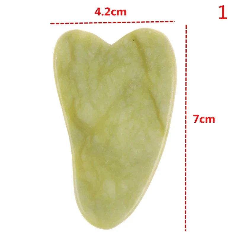 Natural Rose Jade Roller Face Massage Gua Sha