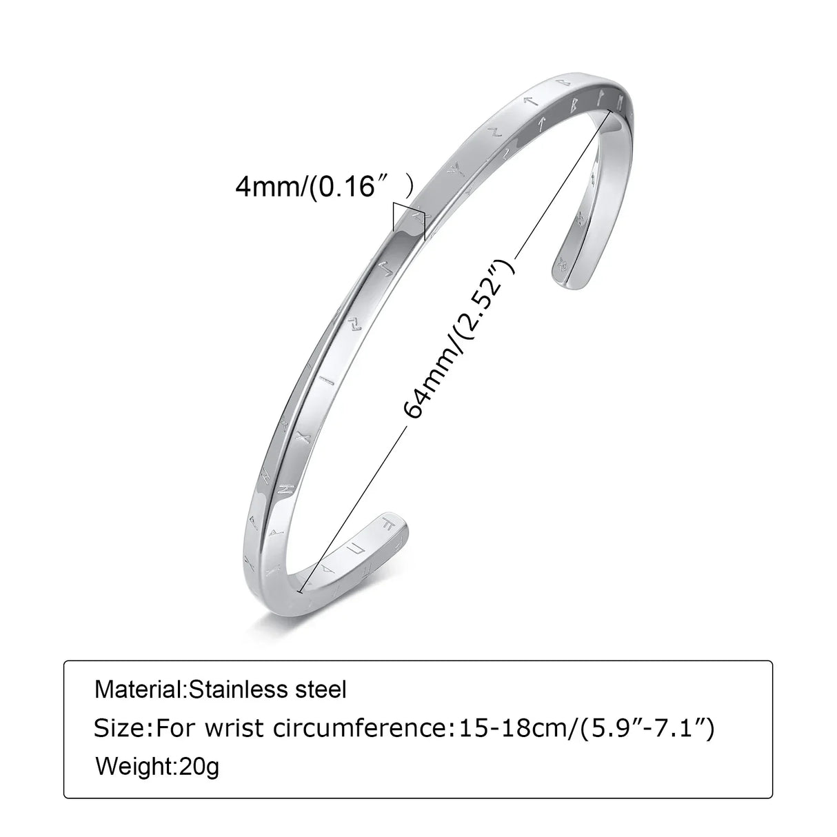 Men's Thin Bracelet,Stainless Steel Cuff Bangle Bracelet, Thin