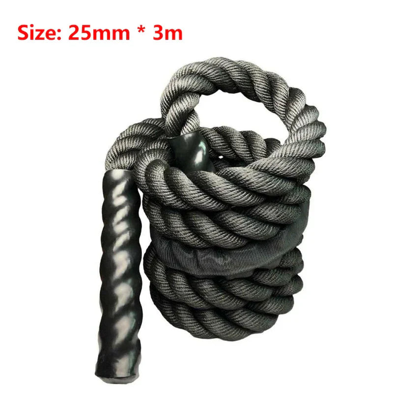 3mx25mm Diameter Fitness Battle Heavy Exercise Training Rope