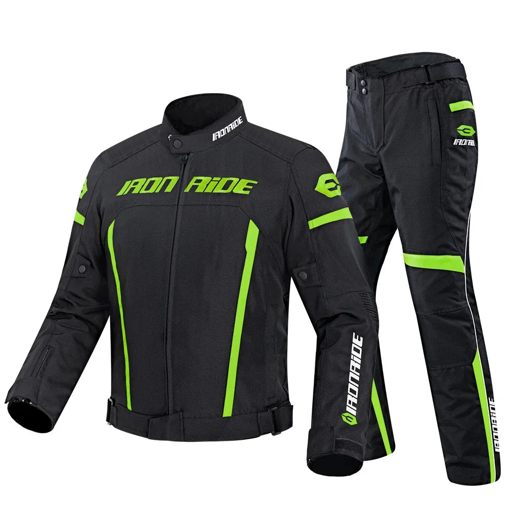 HEROBIKER Waterproof Motorcycle Jacket Man Racing jacket Wearable Motorcycle Pants Moto Jacket With EVA Protection