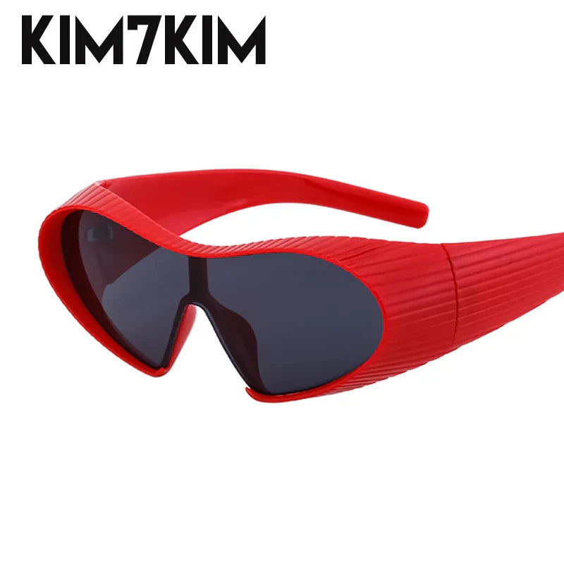 Steampunk Cat Eye Sunglasses Women 2024 New Fashion Oversized Punk Sun Glasses For Ladies Retro 2000‘s Goggle Y2k Accessories