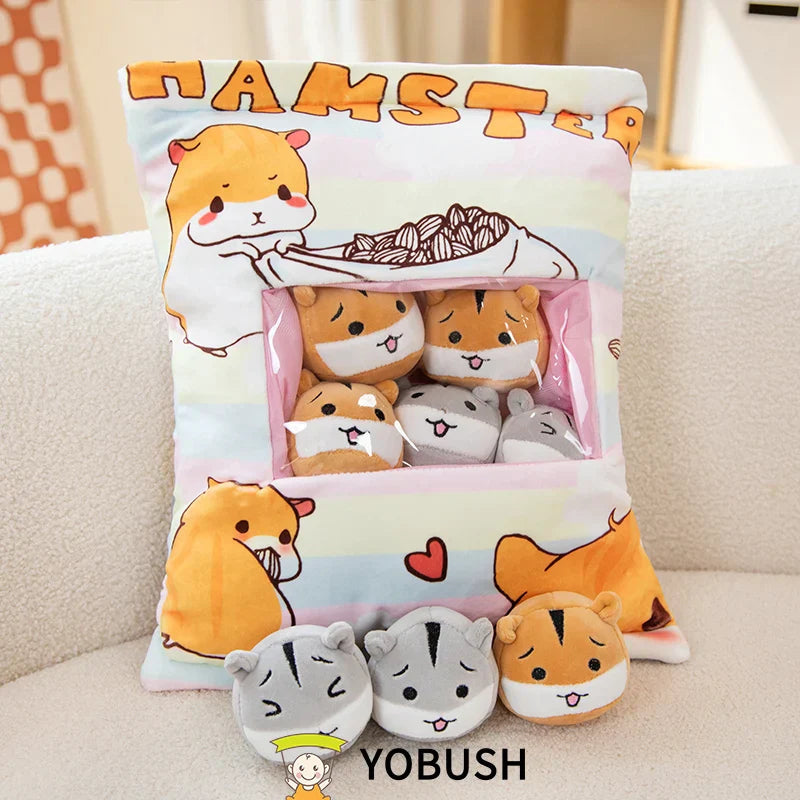 Cartoon Ramen Puff Cookie Bag Bubble Tea Plush