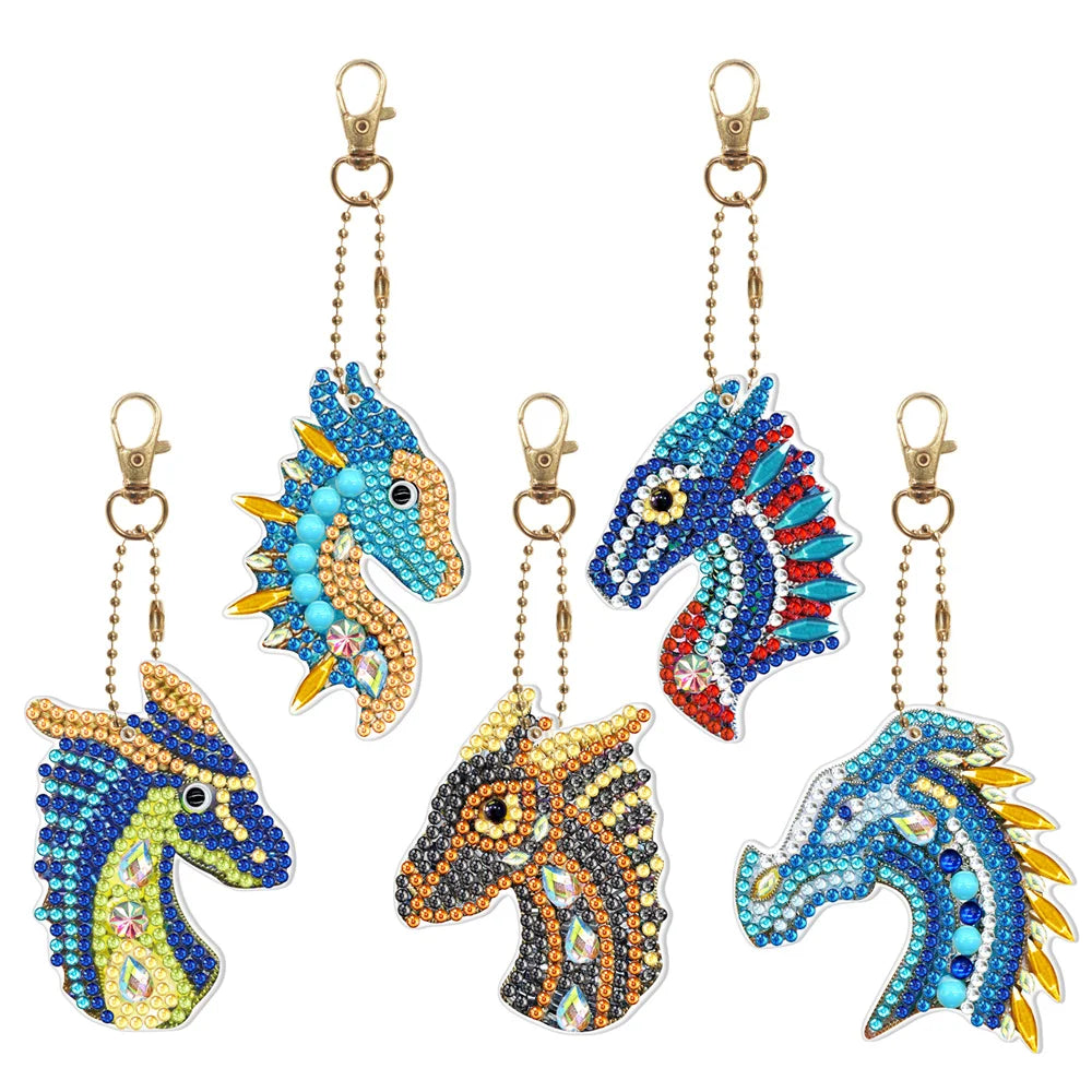 Disney animal key DIY Diamond Painting Keychain Embroidery
