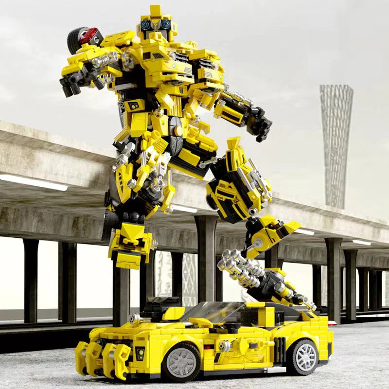 New 2 in 1 Deformation Robot Mecha Building