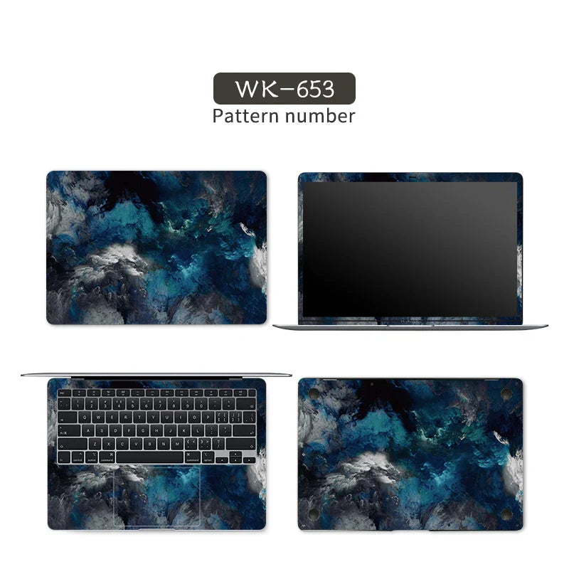 DIY Marble Cover Laptop Skin Sticker Vinyl 13.3"14"15.6"17.3"