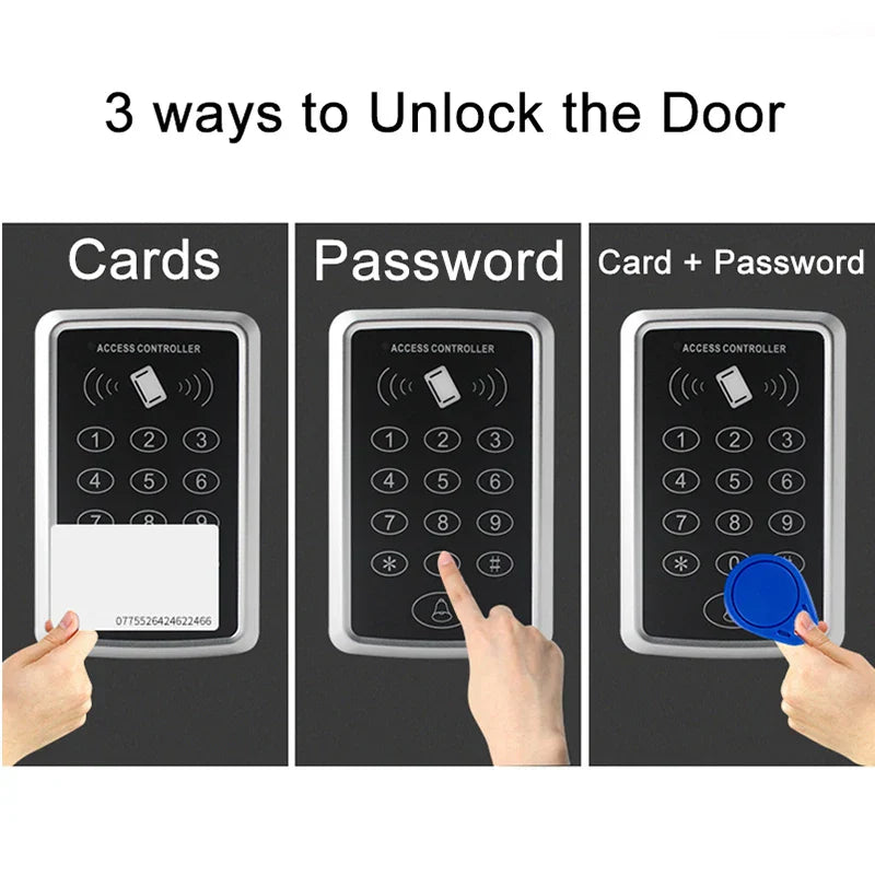125KHz RFID Access Control Keypad EM Card Reader