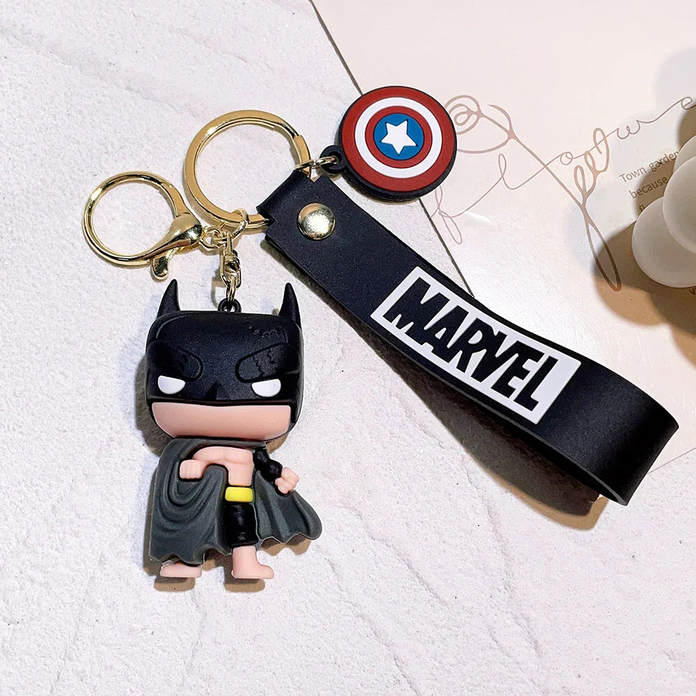 Marvel Keychain Silicone Bag Keyring For Women Disney
