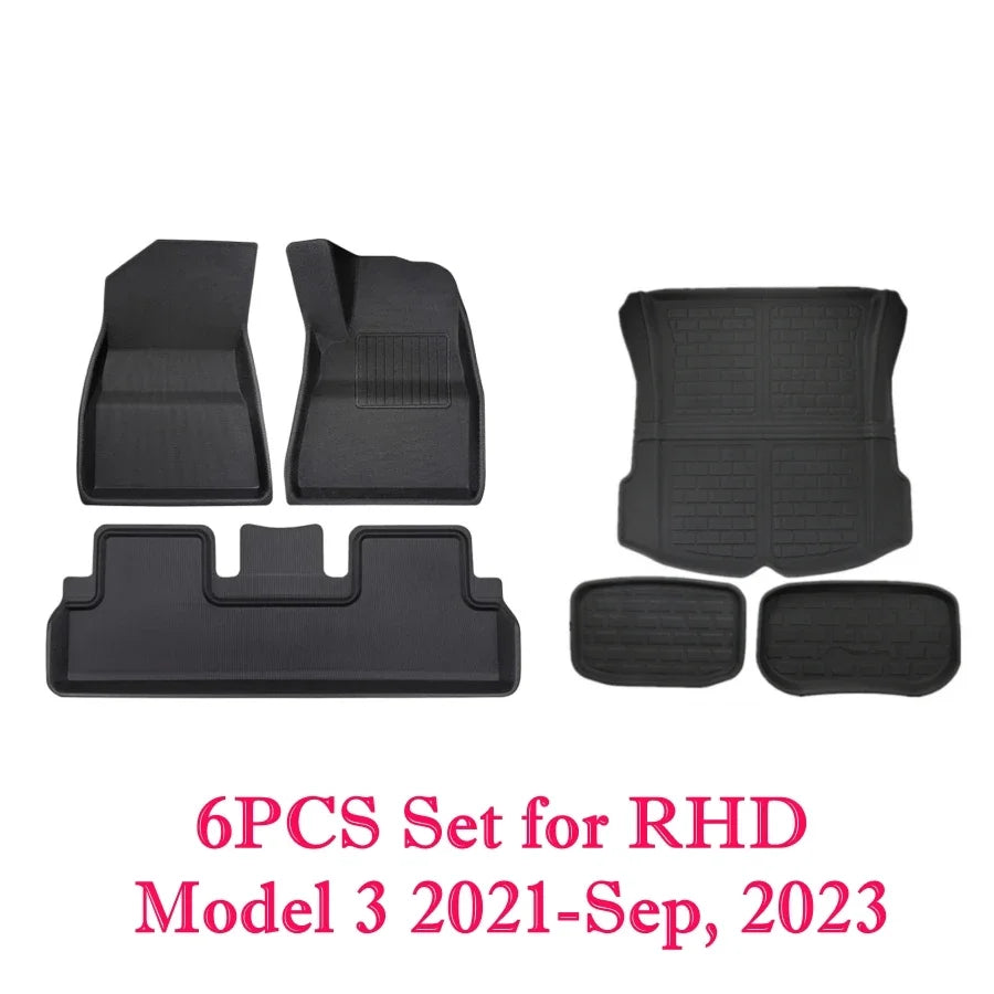 Newest Tesla Model 3+ 2024 Floor Mats 2023-2021