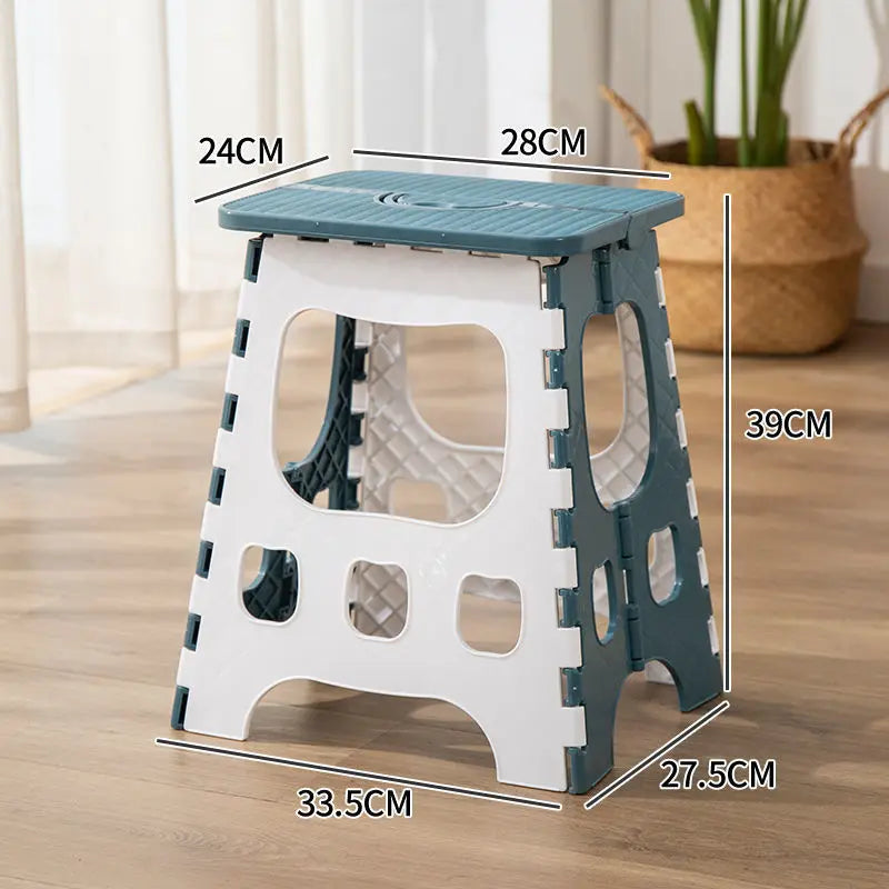 Thickened Plastic Folding Furniture Stool Portable Mini Outdoor