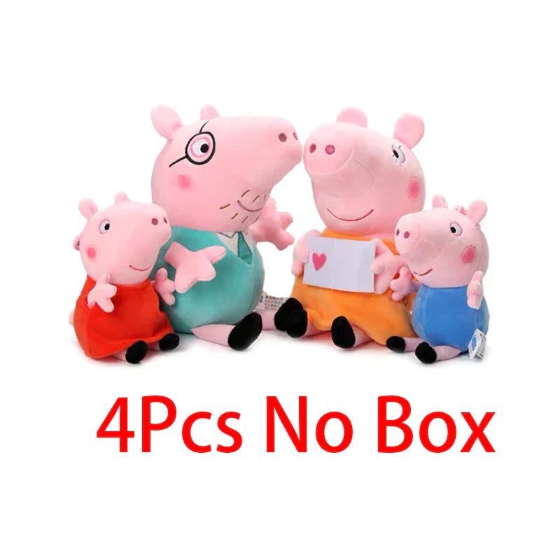 4Pcs/Set Peppa Pig Set Plush Toys George Pig