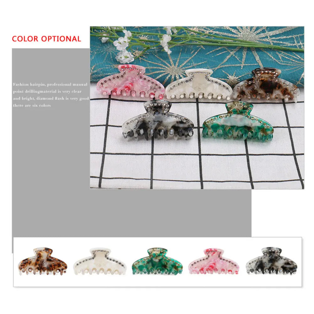 Classic Cellulose Acetate Hair Claw Clip for Women