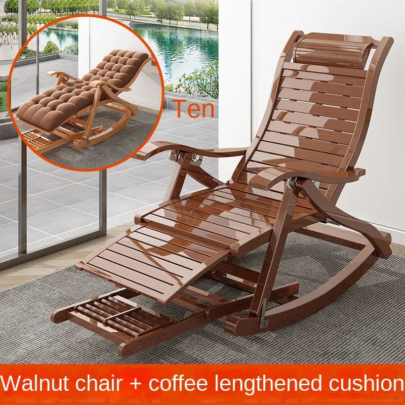 Living room Folding Rocking chair balcony Relaxing lounge