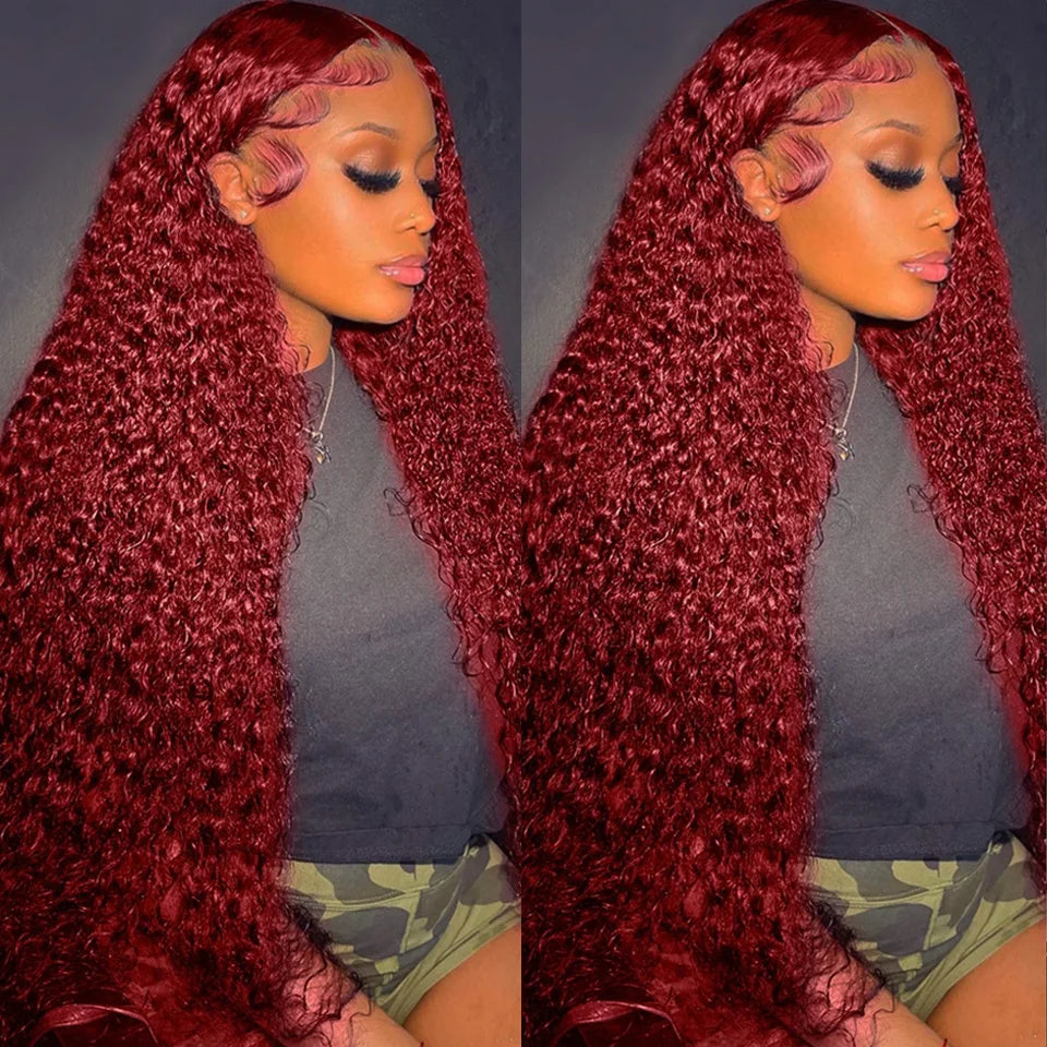 13x6 13x4 HD Deep Wave Lace Frontal Wig