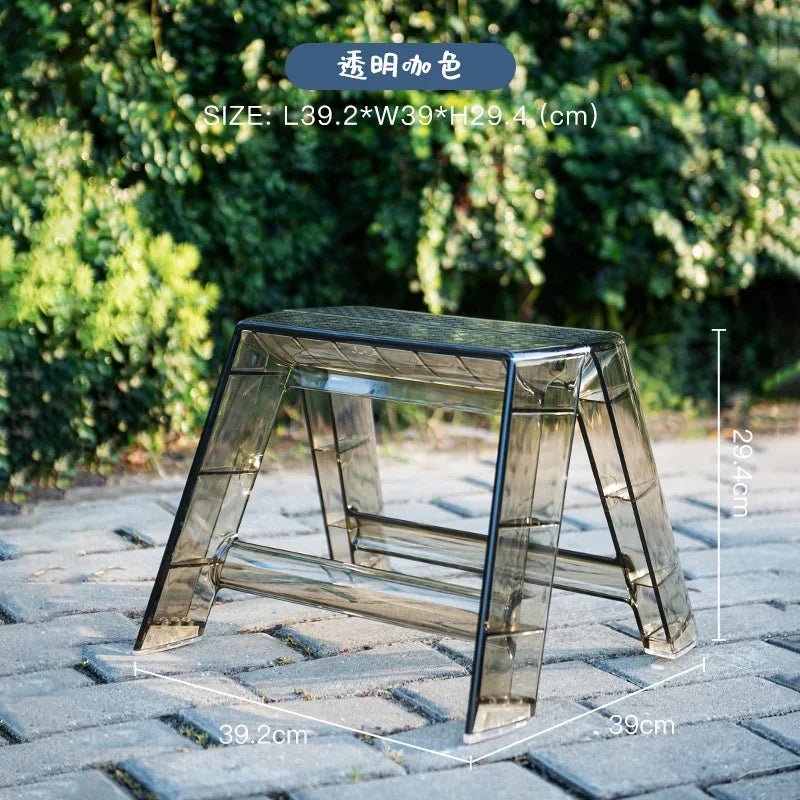 Nordic Light Luxury Ladder chair Folding High Stools