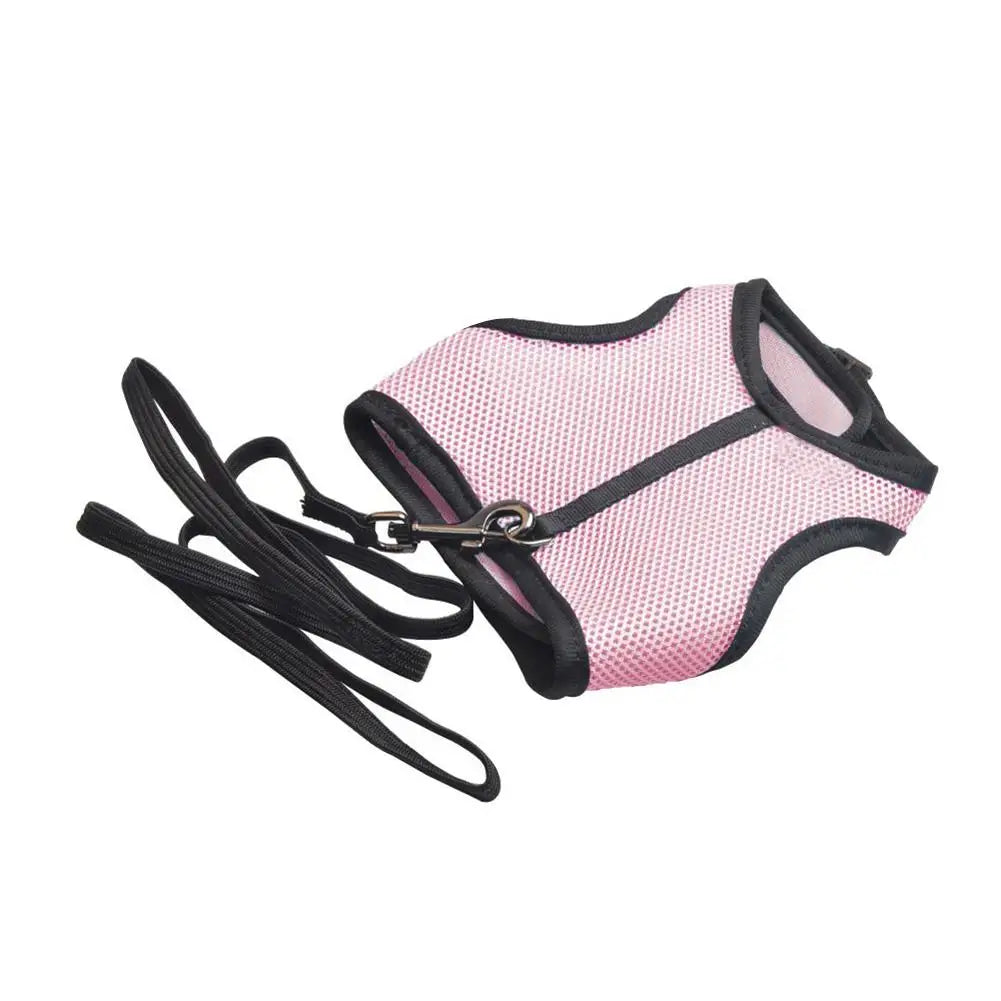 Pet Rabbit Safety Belt Set Adjustable Buckle Decorative
