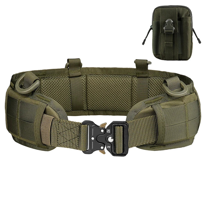Men's Waist Belt Set Military Outdoor Hunting Tactical