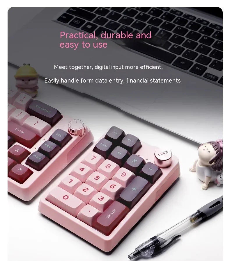 Kzzi K20 Mini Keyboard Keypad Tri Mode Bluetooth