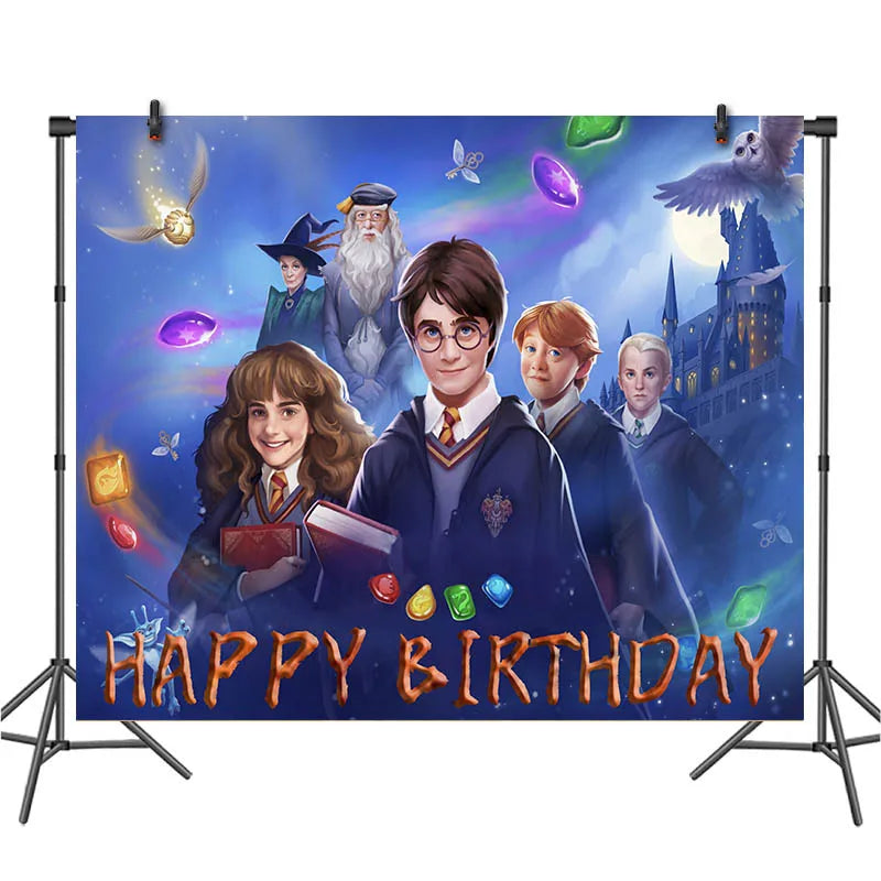 Academy Magic Harries Birthday Party Decorations Disposable Tableware