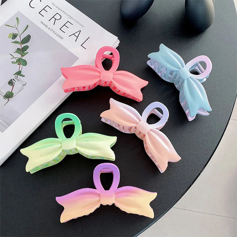 New Geometric Design 12.7CM Oversized Bow Hair Clip