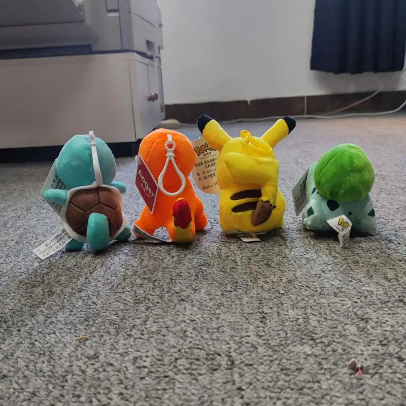 Pokemon Plush Keychain Action Figure Pikachu Key Chain