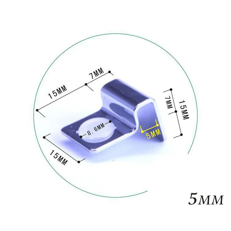 4pcs Aquarium Cover Support Bracket Stainless Steel Tank
