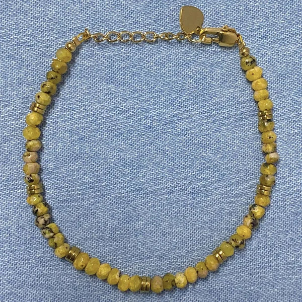 2022 New 18KGF Bracelet Natural Stone Crystal Handmade