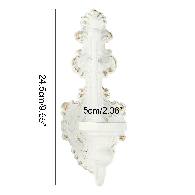 Gold Mounted Wall Candle Holder Tealight Hanging Wall