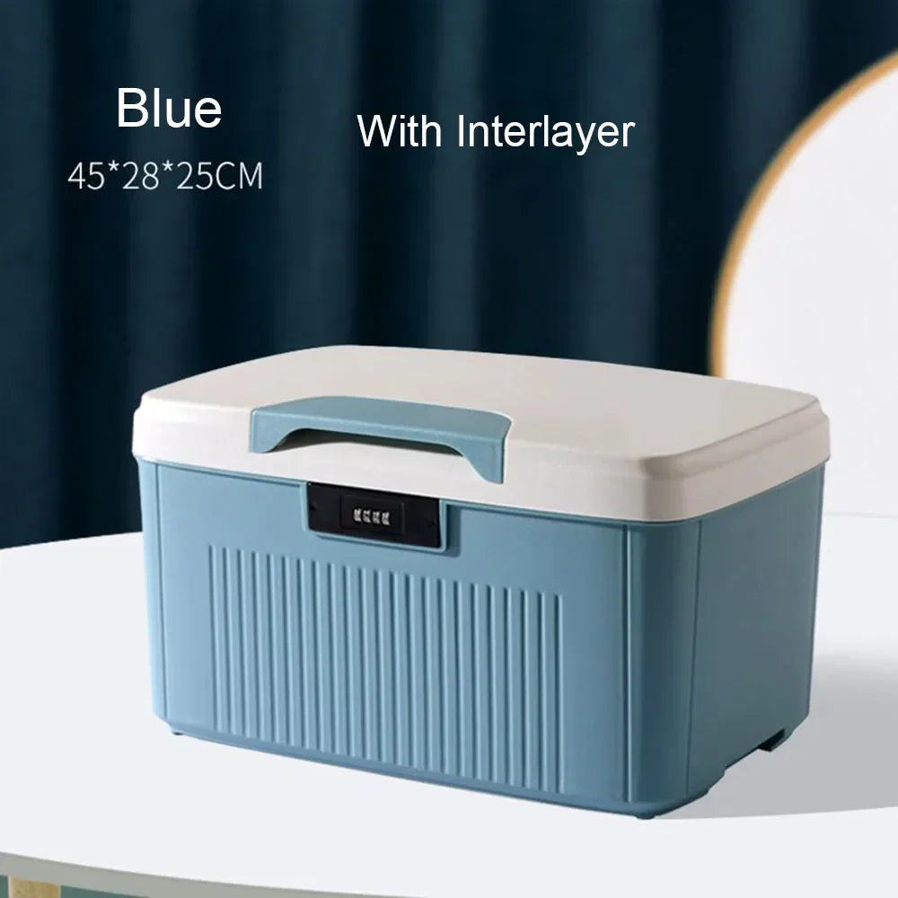 Four Digit Password Lock Safe Box Cash Jewelry