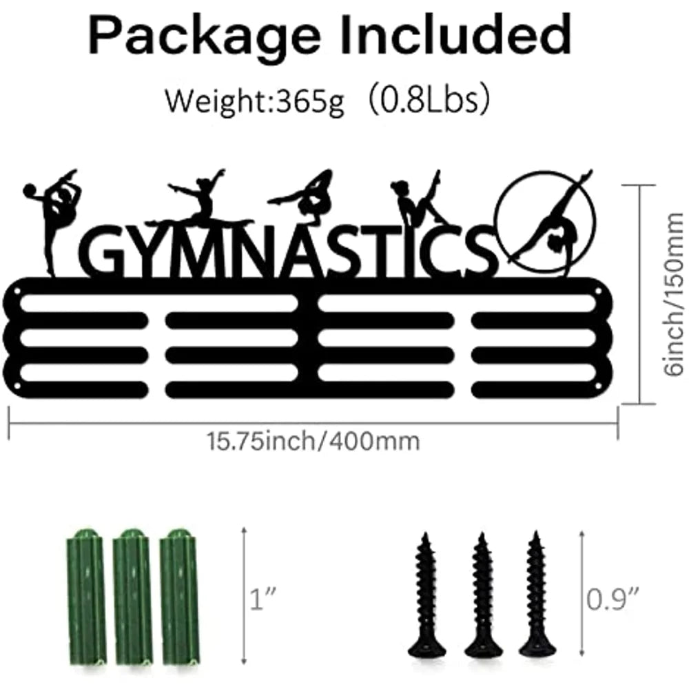 Gymnastics Medal Display Hanger 5 Artistic Figure Gymnastics