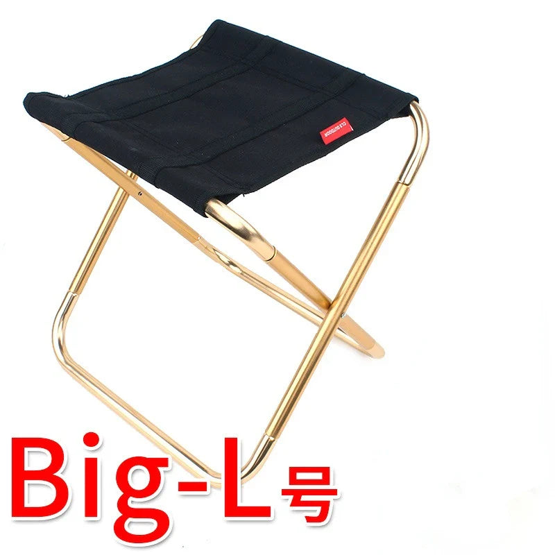 Folding Stool Large 7075 Aluminum Alloy Outdoor Portable